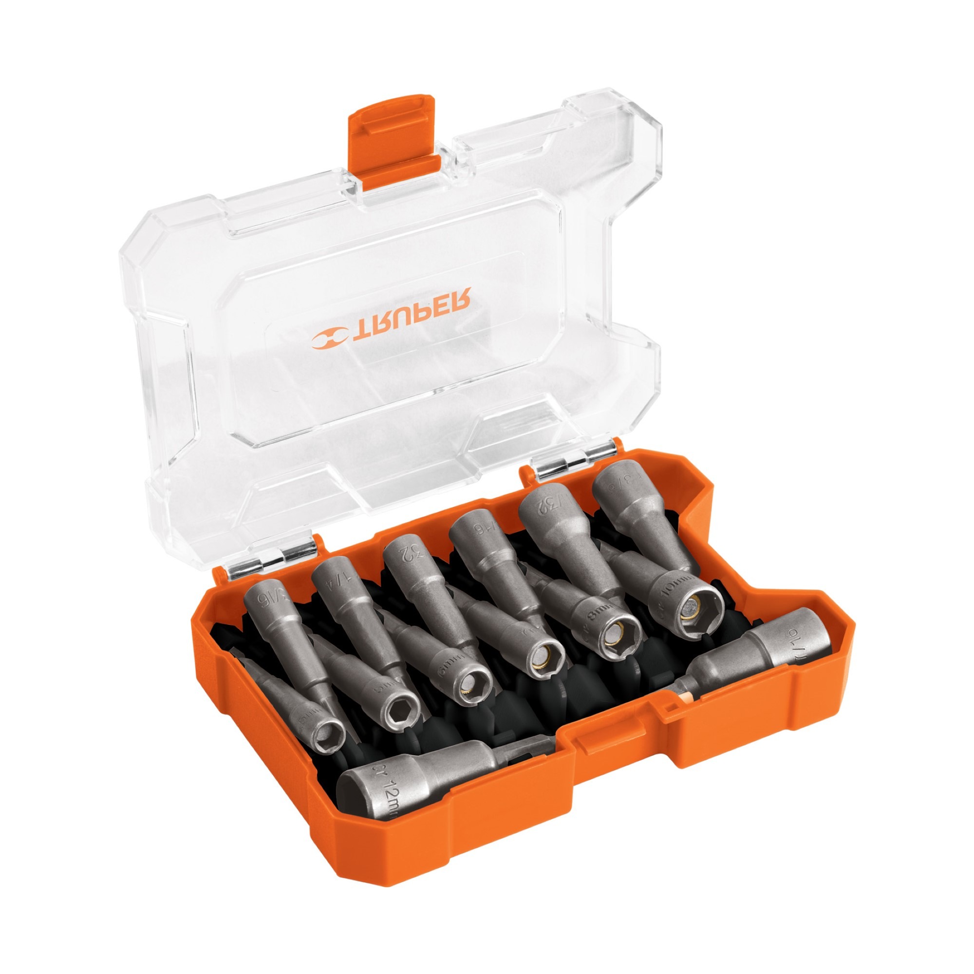 Kit De 14 Dados Magneticos Zanco 1/4" Para Taladro + Estuche